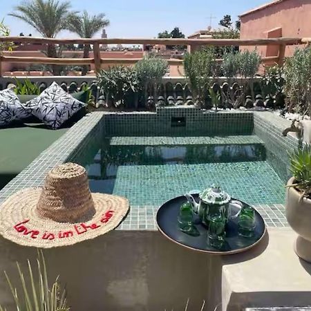 Riad Ptit Kech, Bassin Terrasse - Petits Dejeuners Marrakesh Bagian luar foto