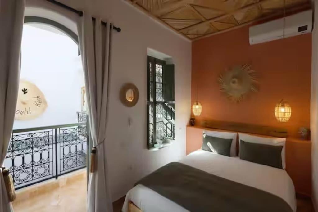 Riad Ptit Kech, Bassin Terrasse - Petits Dejeuners Marrakesh Bagian luar foto